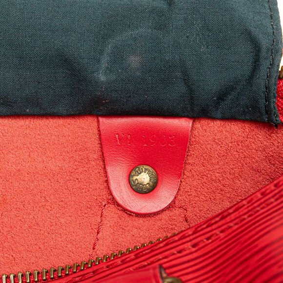 Pre Loved louis vuitton Women Red Boston Bags - Picture 6 of 8